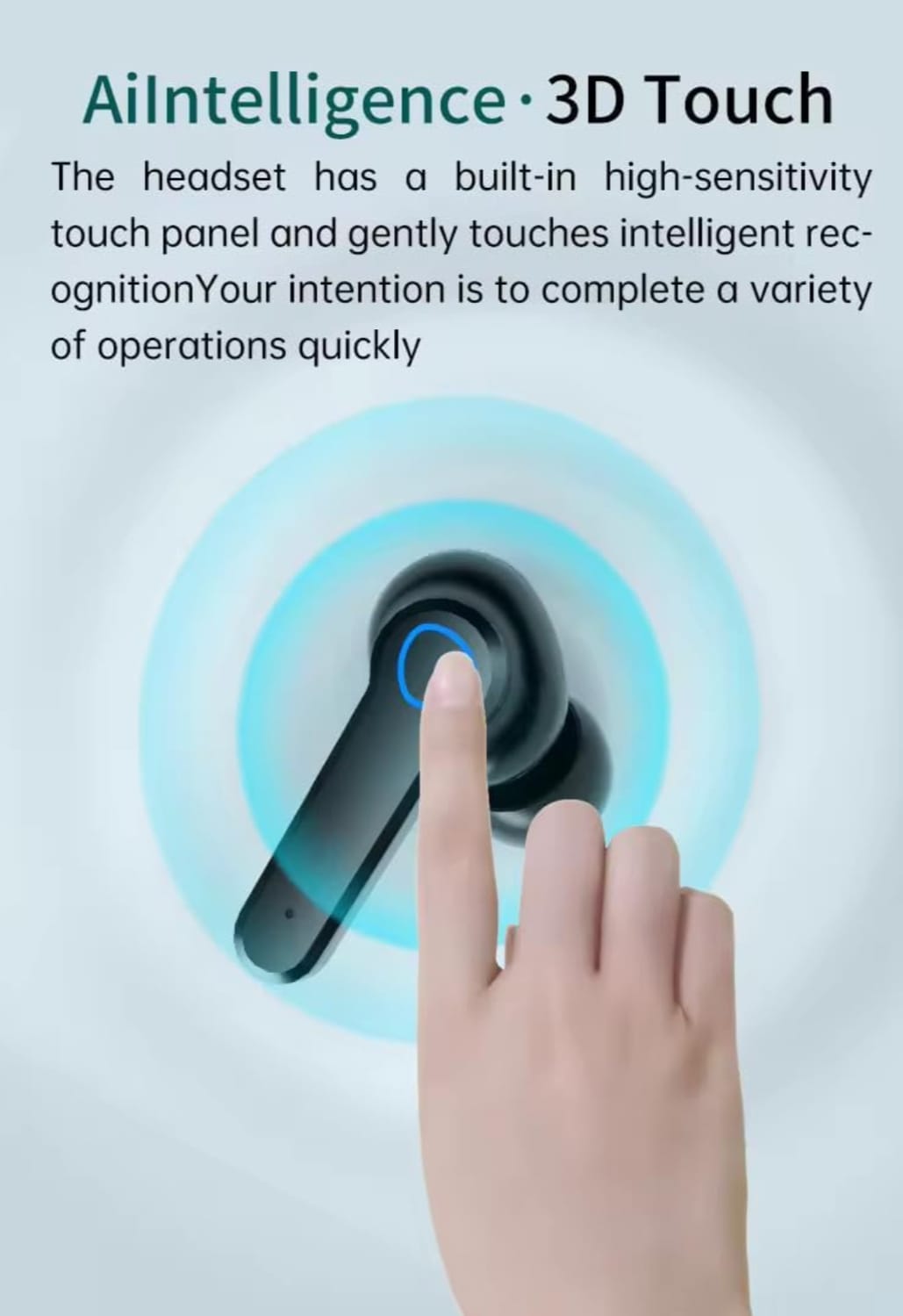 Wireless Earbuds, Bluetooth Headphones,TWS Bluetooth V 5.3, Large Screen, Touch Control, Dual LED Display, 5 Hours continues Playback (Earbuds), 20+ Hours total Playback, 280 Hours Standby Time.