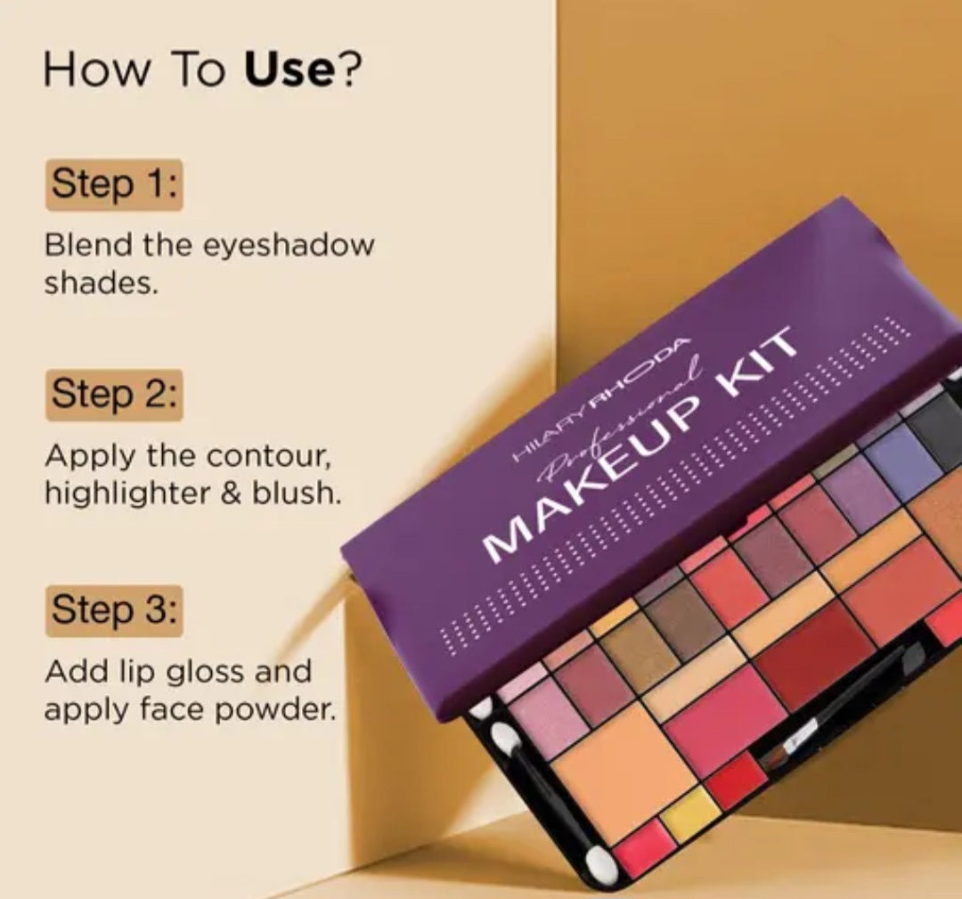 Hilary Rhoda Full Face Makeup Kit (Multicolor)